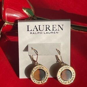 Lauren Ralph Lauren Gold Circle Earrings